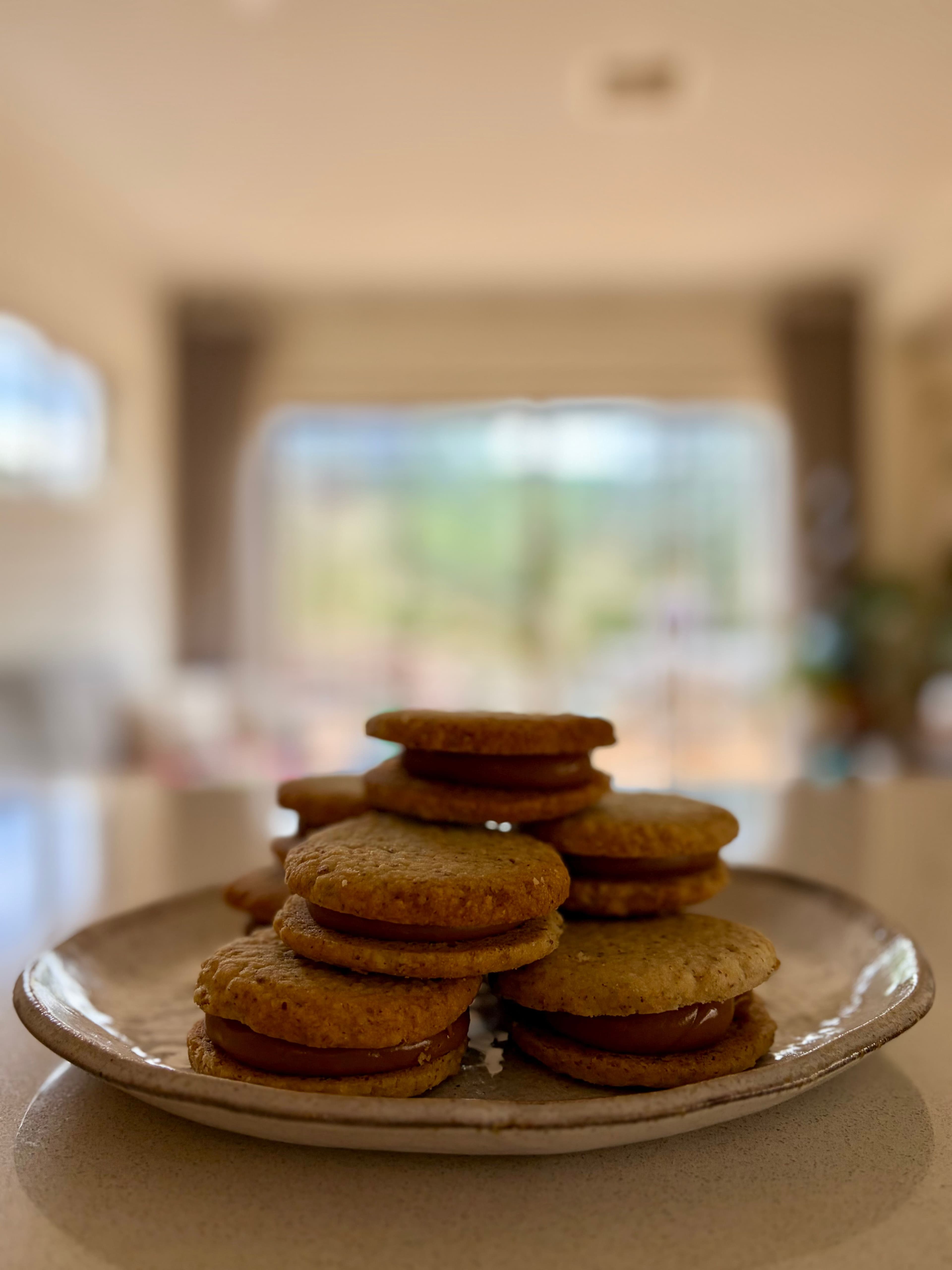 Walnut alfajores