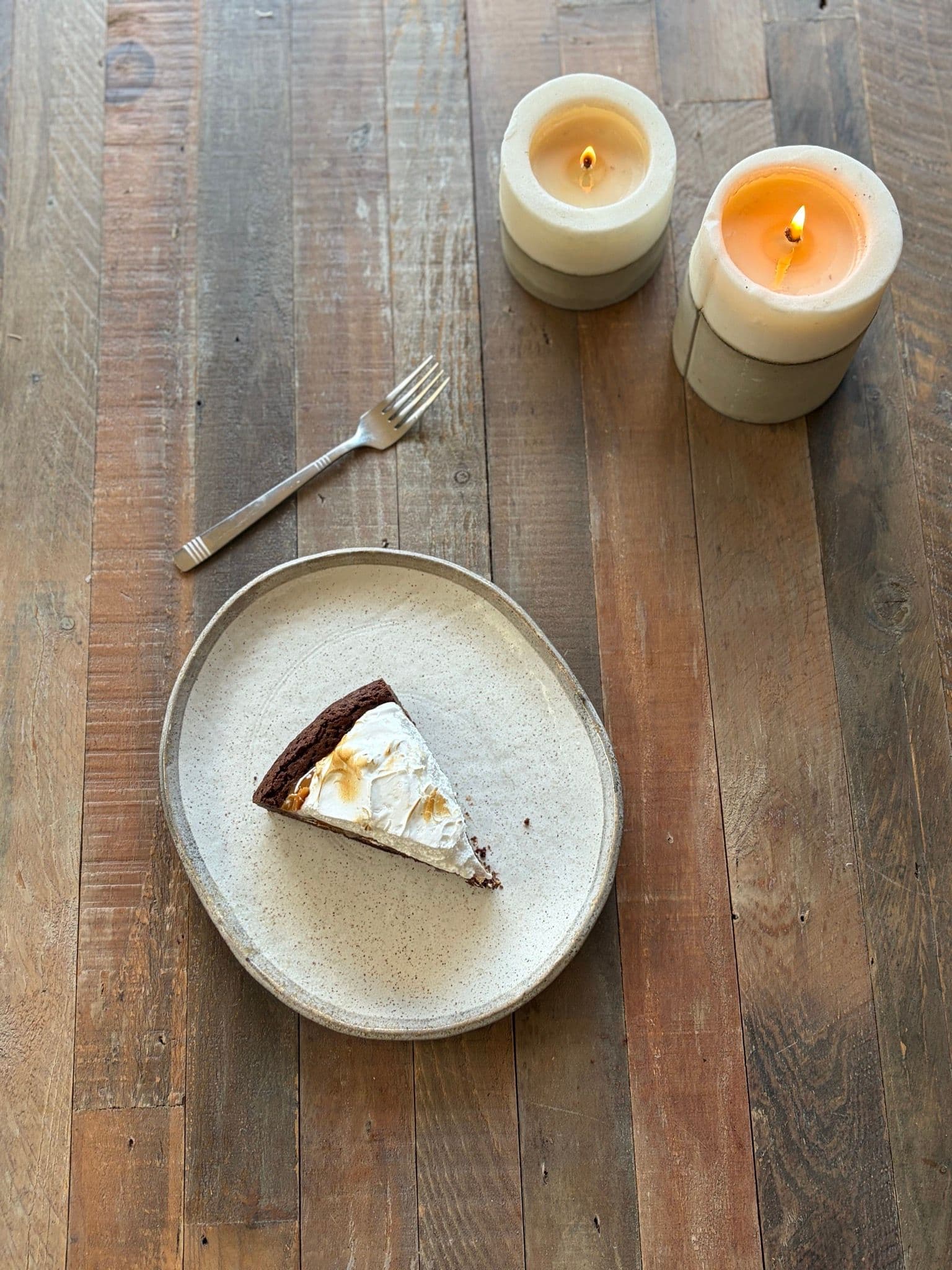 The finished marquise with torched meringue