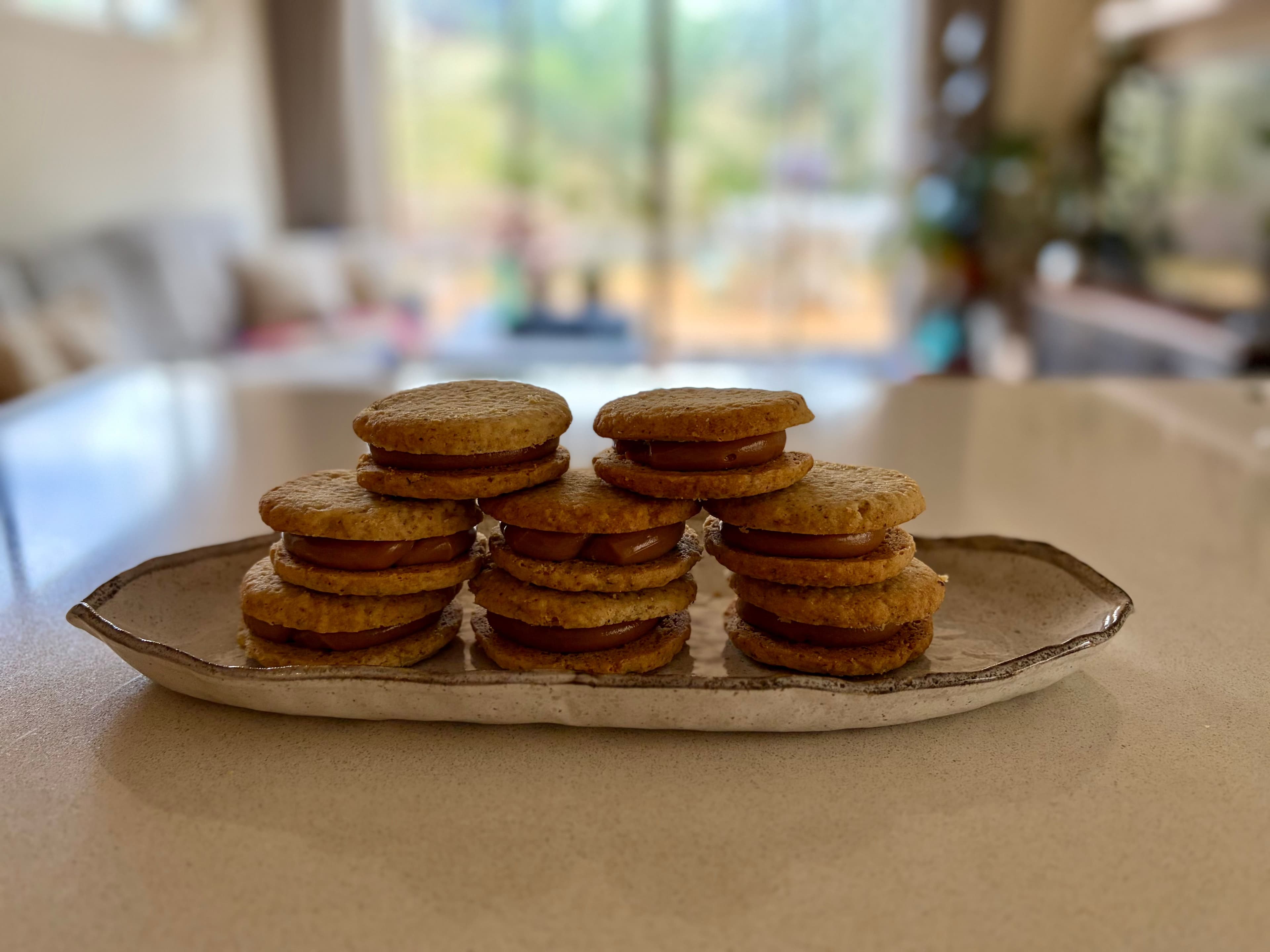 Walnut alfajores